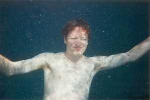 Christoph unter Wasser