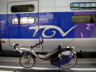 TGV und Liegerad