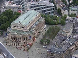 die alte Oper, vom MainTower aus gesehen