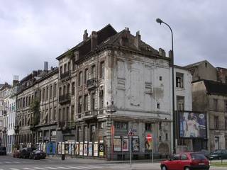 Brüssel: verkommene Häuser