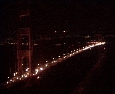617 SF Golden Gate bei Nacht