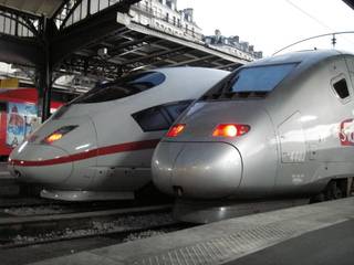 ICE und TGV im Gare de l’Est